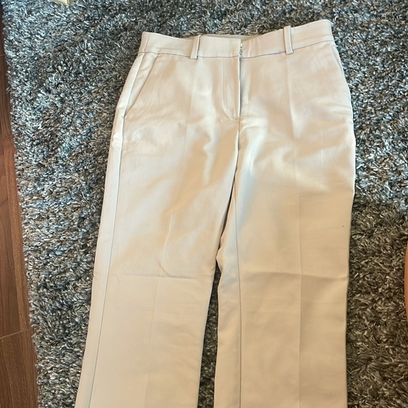 h&m beige trousers straight leg size 6 - Picture 2 of 3